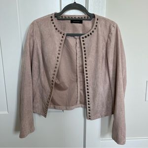 Mauve Suede Jacket